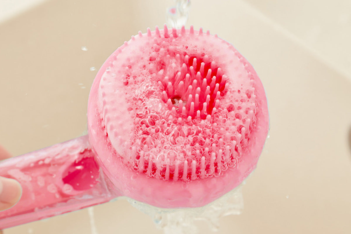 2 In 1 Dog Bath Brush With Built In Shampoo Dispenser Dog Shampoo Brush Bubble Maker