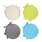 4Pcs Round Dining Chair Seat Cushion-Beige, Yellow, Grey, Blue