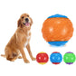 4Pcs 6.5CM Pet Interactive Playing Toy High Bouncy Vibrant Color Squeaky Rubber Balls