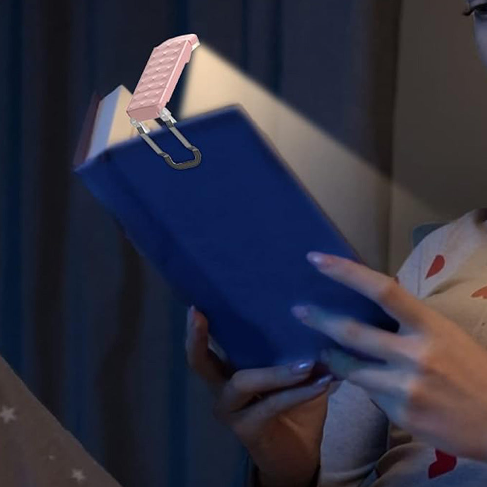Rechargeable Clip-On Reading Light with Flexible Adjustable Arm