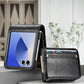 PU Wallet Card Holder Case for Samsung Galaxy Z Flip 6 7 8 with Stand-Black