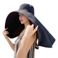 Sun Protection Wide Brim Outdoor Beach Neck Face Mask Cap