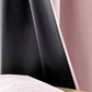 100 Percent Blackout Curtain Panel with Black Liner Heat & Light Blocking Drapes