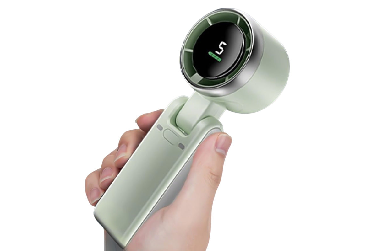 Portable Handheld Turbo Fan with 5 Gear Wind Mini Fan for Travel Beach