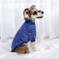 Dog Sweatshirt Pullover Classic Round Neck Soft Clothes for Small Medium Dogs Cats-Blue