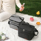 Insulated Lunch Box for Men Women Leak-Proof Cooler Lunch Bag with 4 Pockets