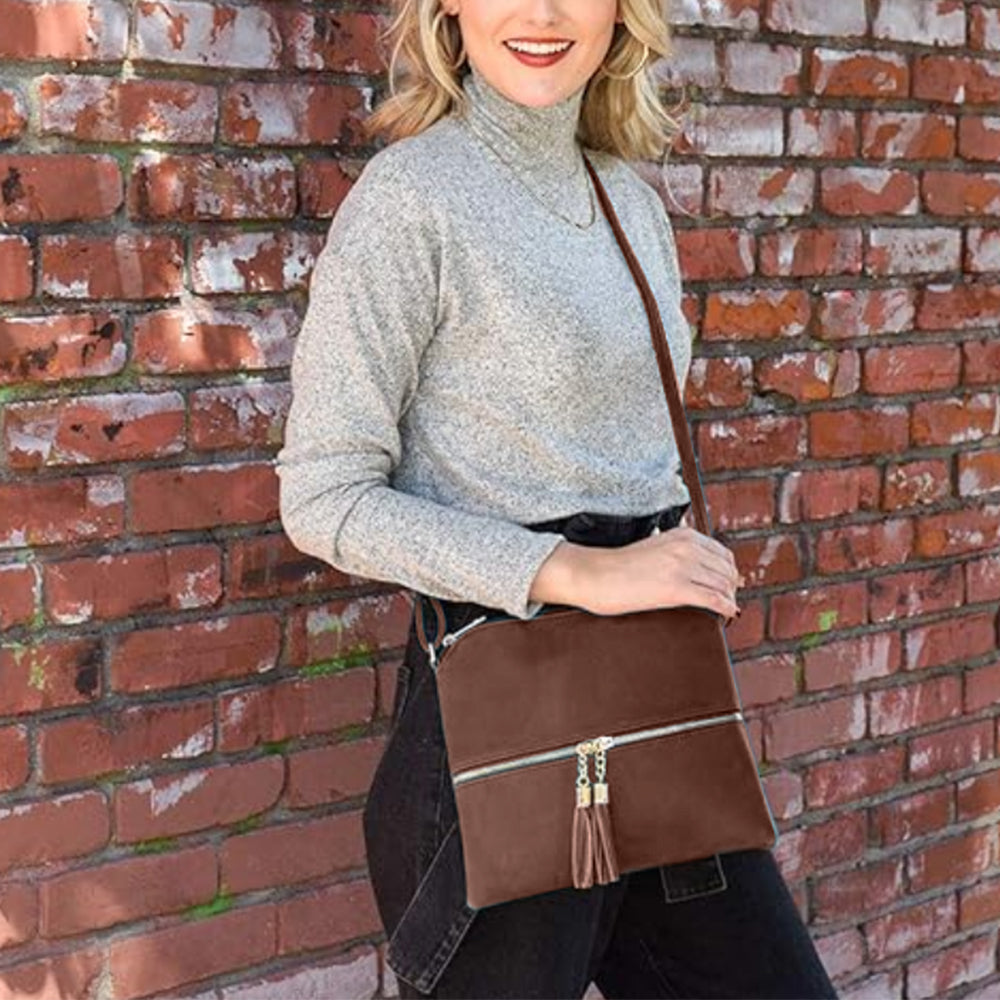 Ladies Cross Body Bag with Tassel