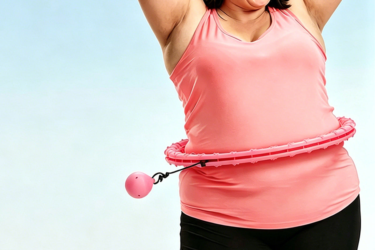 32 Section Detachable Weighted Hula Hoop Adjustable 26 to 58 Inches