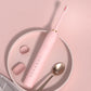 Couple's Electric Toothbrush Set with Travel Case -White and Pink