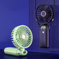 Handheld Fan With LED Display Foldable Hanging Neck Fan Rechargeable Portable Fan
