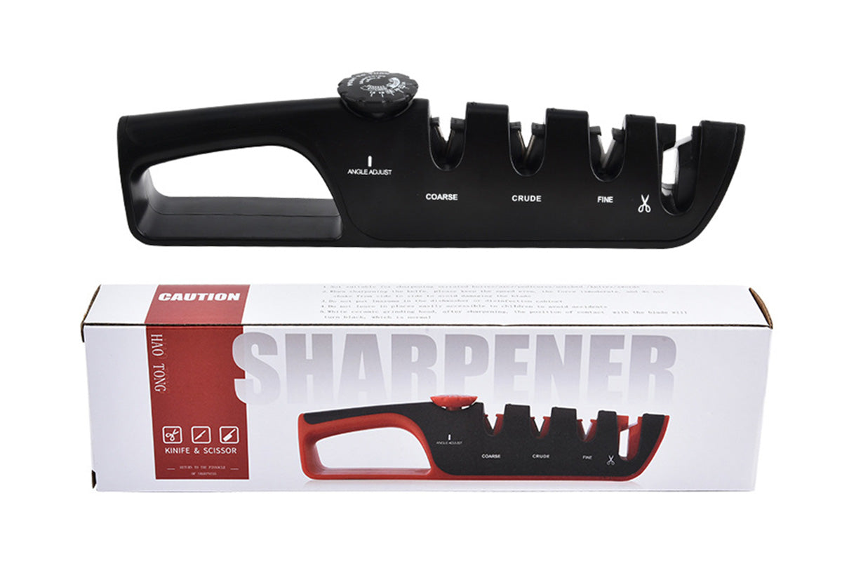 4 In 1 Scissors Sharpener Tool Knife Sharpeners With 6 Adjustable Angle For Kitchen