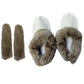 Fleeced Liner Inserts for Crocs Warm Fuzzy Replacement Insoles for Winter