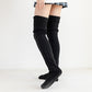 Womens Knitted Over Knee Socks for Fall and Winter Thick and Warm Long Stockings