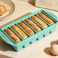 3 Pack Silicone Freezer Trays with Lids for Soup Sauce Meal Prep Storage