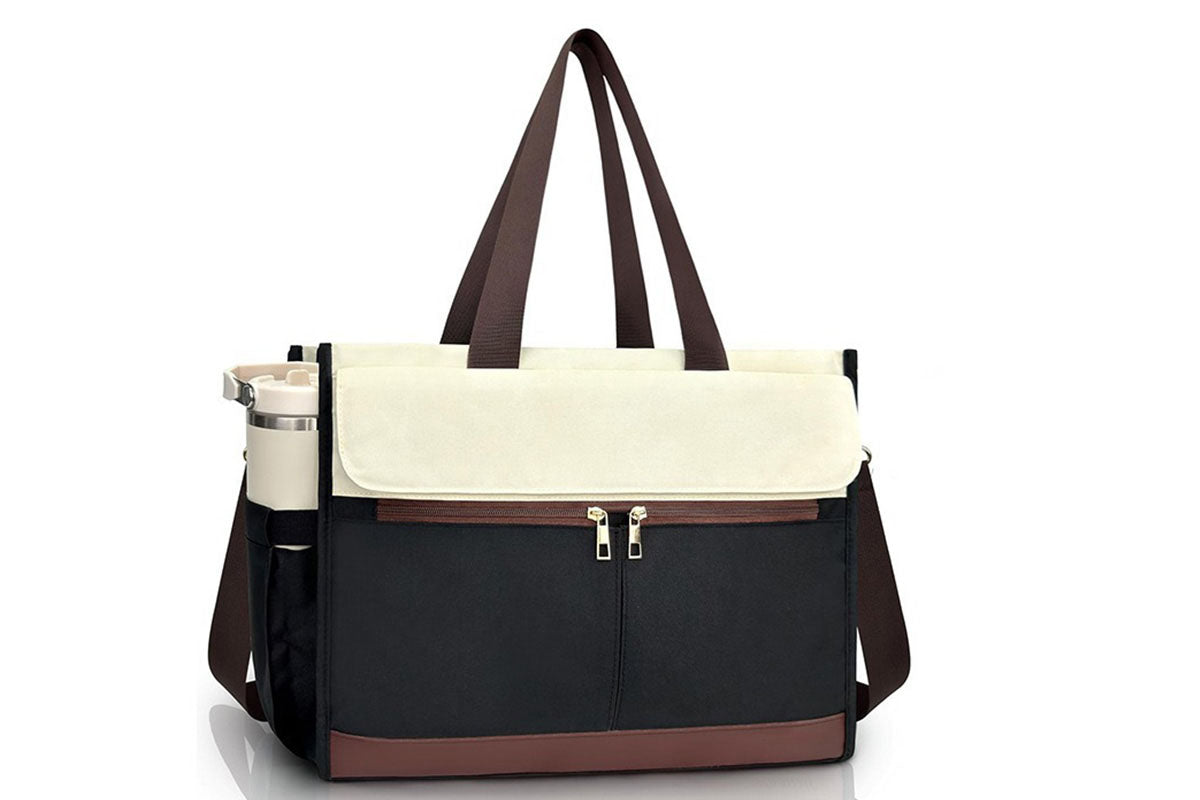 Lunch Tote Bag With Insulated Lunch Box Compartment For Travel And Leisure