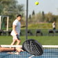Carbon Fiber Paddle Tennis Racket with EVA Core and Carry Bag for Beach or Court