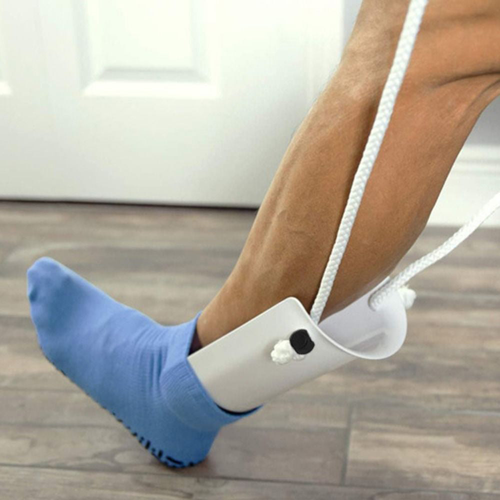 No Bending Sock Aid Easy On and Off Wearing Slider Pulling Assist Device