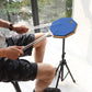 20cm Rubber Practice Drum Pad with Drum Stand