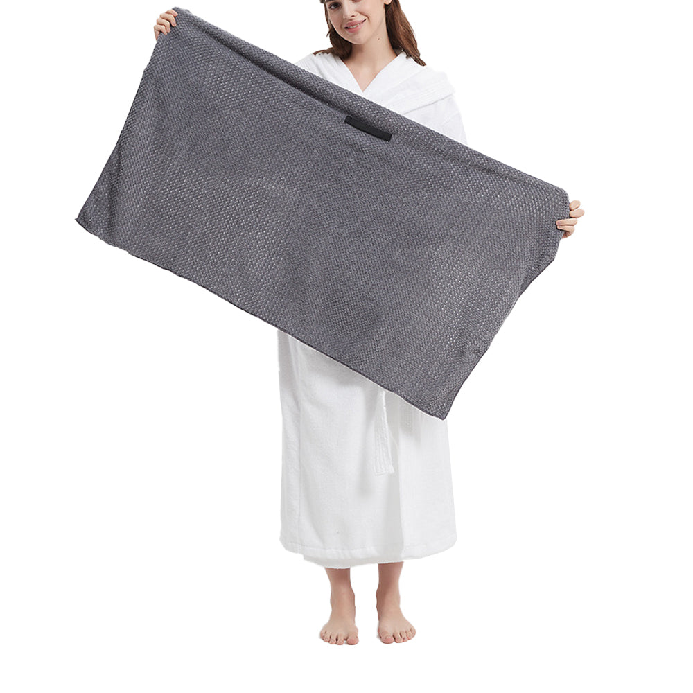 5Pcs Microfiber Hair Towel Wrap with Elastic Strap for Women