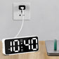 Small Digital Alarm Clock with 6 Dimmers and 5 Alarm Volumes for Bedrooms