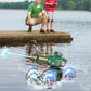 2.4GHz 4WD Amphibious Remote Control Stunt Car Boat with Water Gun Toy