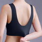 Women V Neck Floral Lace Seamless Bra