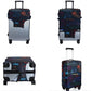 Thicker Luggage Cover Elastic Suitcase Cover Fits 18-21inch Travel Washable Cover-Black