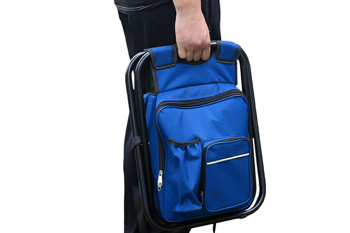 Portable Cooler Stool Multi-Function Folding Fishing Chair