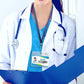 50 Flat Polyester ID Badge Lanyards with 360 Degree Swivel Hooks
