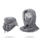 2Pcs Thick Fleece Windproof Hooded Neck Warmer Winter Balaclava for Men