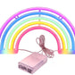 LED Cat Rainbow Neon Sign Lights Bedside Night Light Lamp Bedroom Wall Decoration