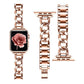 Metal Strap Band for Apple Watch Series 8 7 6 5 4 3 2 1 49mm 46mm 45mm 44mm 42mm-Rose Gold