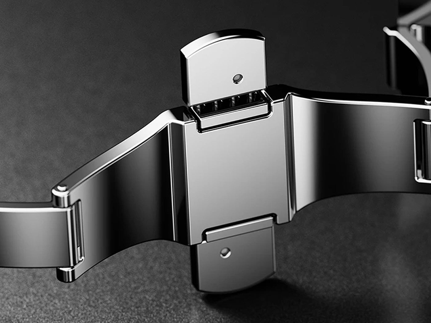 Men's Rubber Watch Band Compatible with Apple Watch Folding Buckle 42 44 45 46 49mm