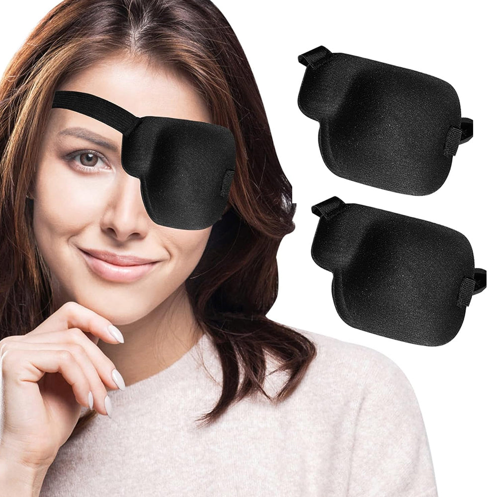 3D Single Eye Cover Adjustable Amblyopia Eye Masks-Left Eye