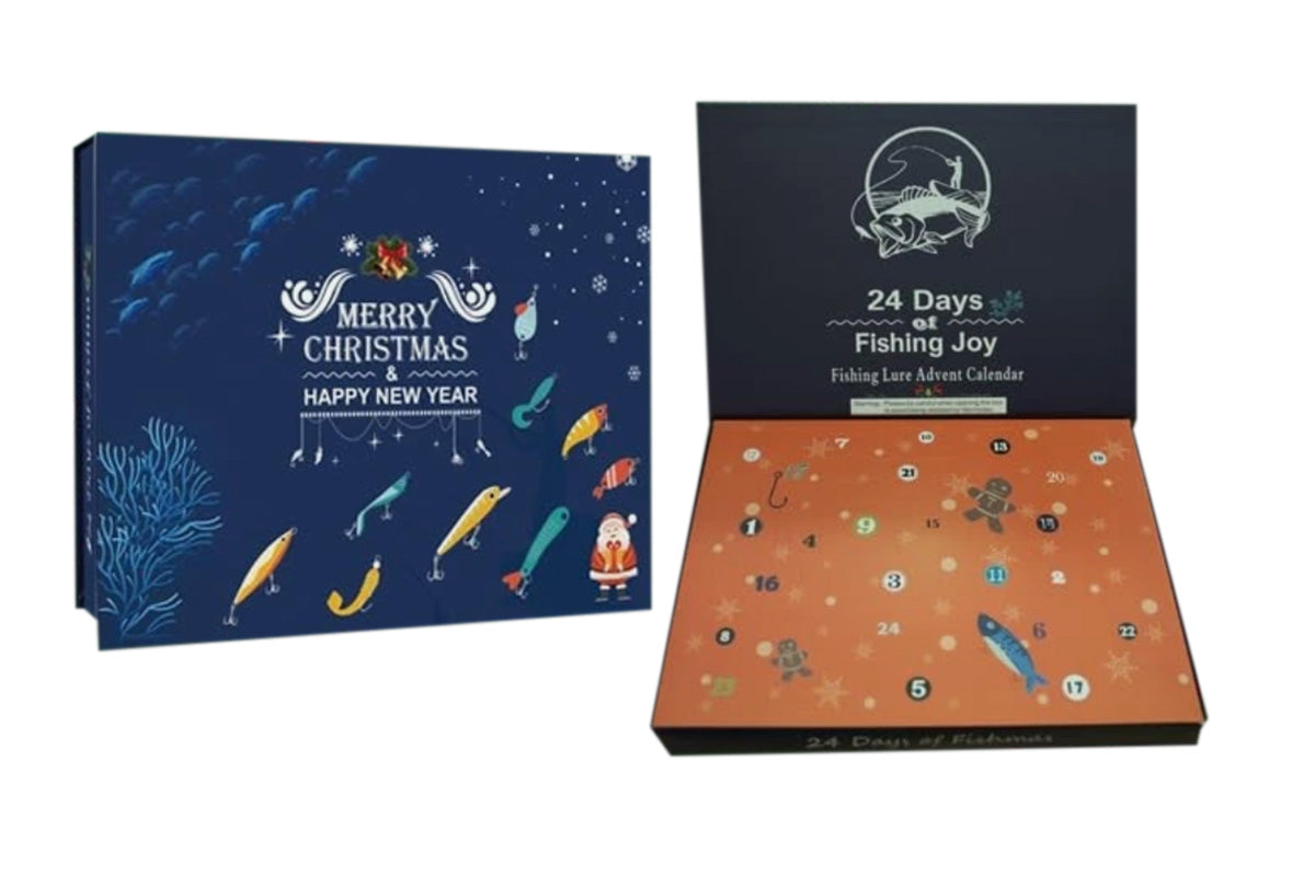 Fishing Advent Calendar Christmas Countdown Calendar Fishing Tackle Lures Gifts