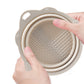 2PCS Foldable Silicone Makeup Brush Cleaner Bowls Cleaning Tool For Brushes Powder Puffs Sponges