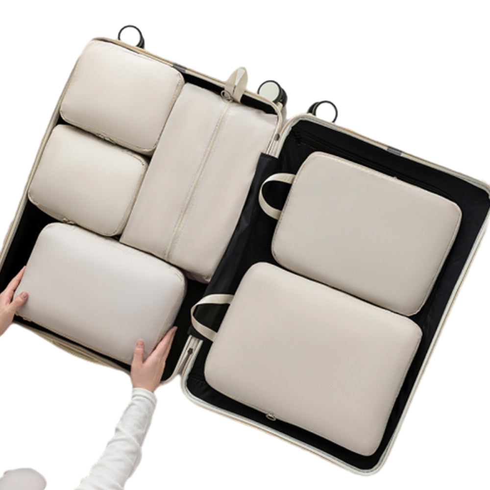 6-Piece Travel Luggage Packing Cubes Organizer Bags Set