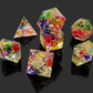 Enchanted Starlight 7 Dice Precision Edged Set for RPG DND Tabletop Game
