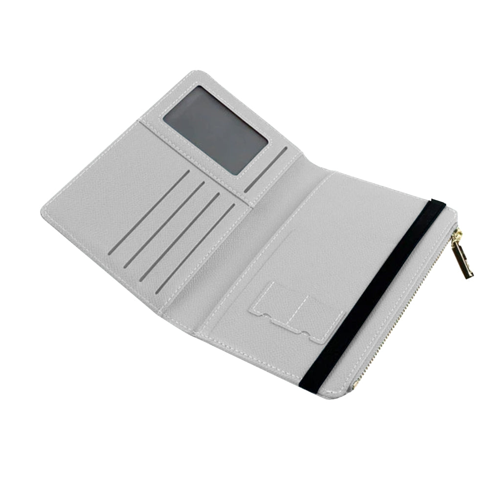 RFID Passport Holder Cover Card Wallet Holder with Zipper