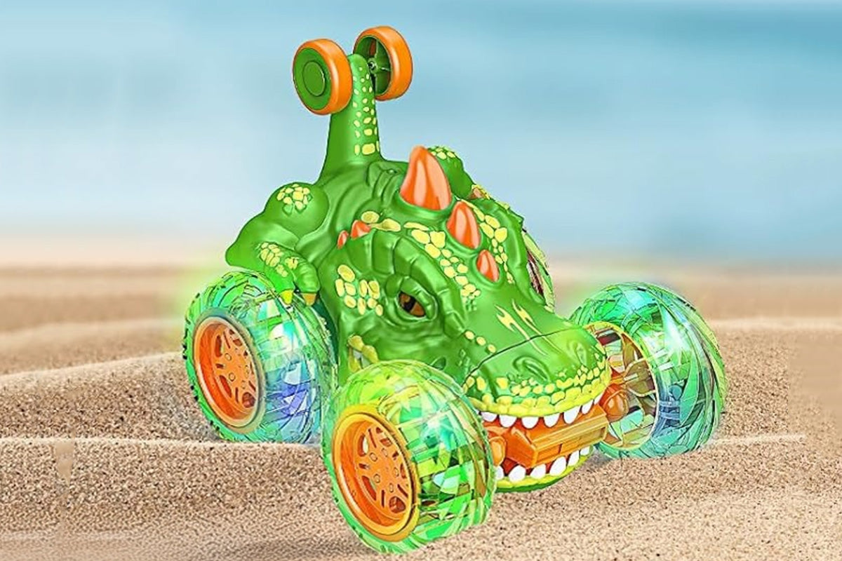 Remote Control Car 360-degree Rotating 4WD RC Stunt Twist Cars LED Lights
