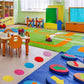 48PCS  Markers Sitting Dot Circle Reusable Classroom Carpet Spot