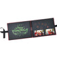 29x21.5CM DIY Photo Album 80 Pages Black Scrapbook Set