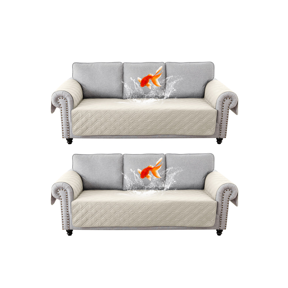 2Pcs Water Resistant Non-Slip Split Recliner Couch Cover Sofa Chair Slipcovers