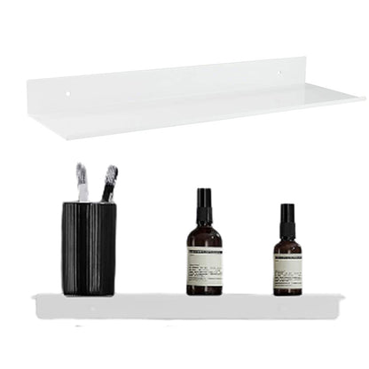 Wall Mounted Floating Shelf with Towel Rail Bathroom Kitchen Display Rack