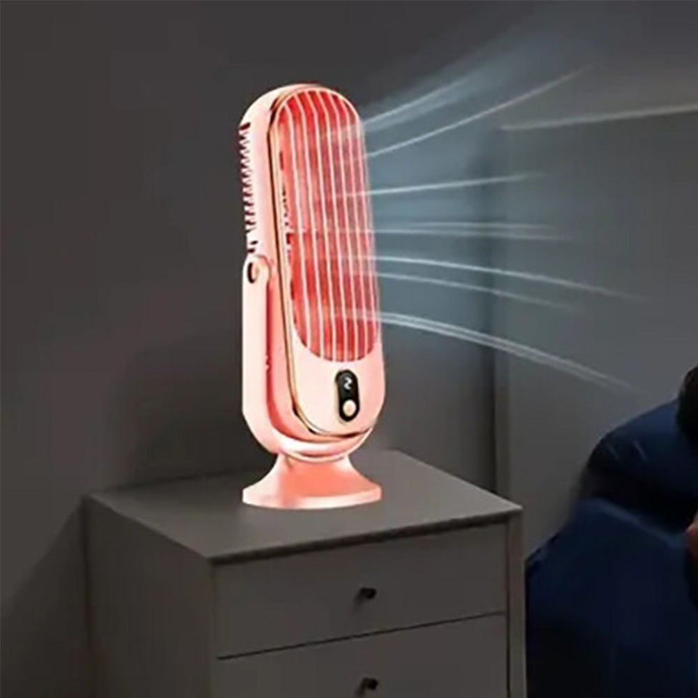 Wireless Cooling Table Fan Portable Tower Fan With 5 Speeds And 720 Degrees Oscillation