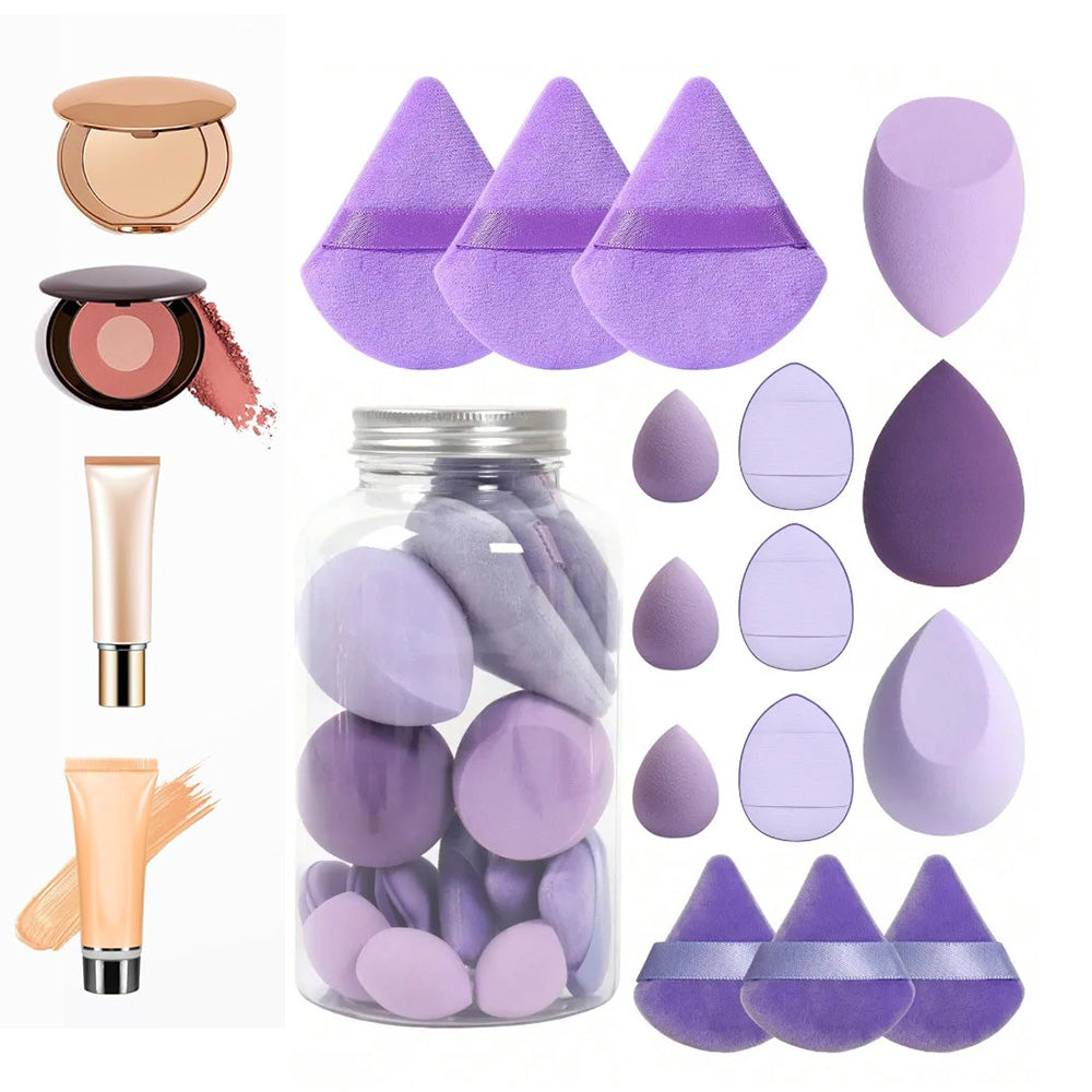 Makeup Sponge Set with Storage Case