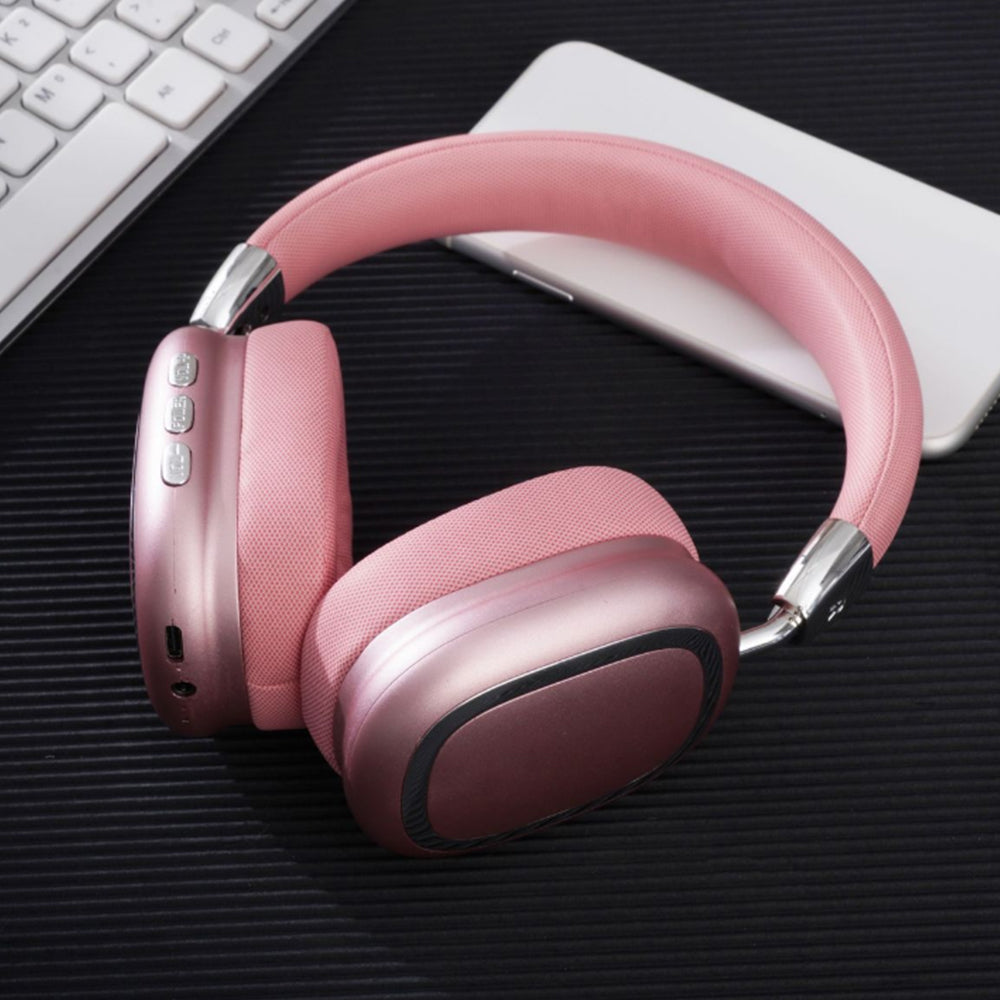 2Pcs Wireless Bluetooth 5.3 Stereo Over Ear Headset