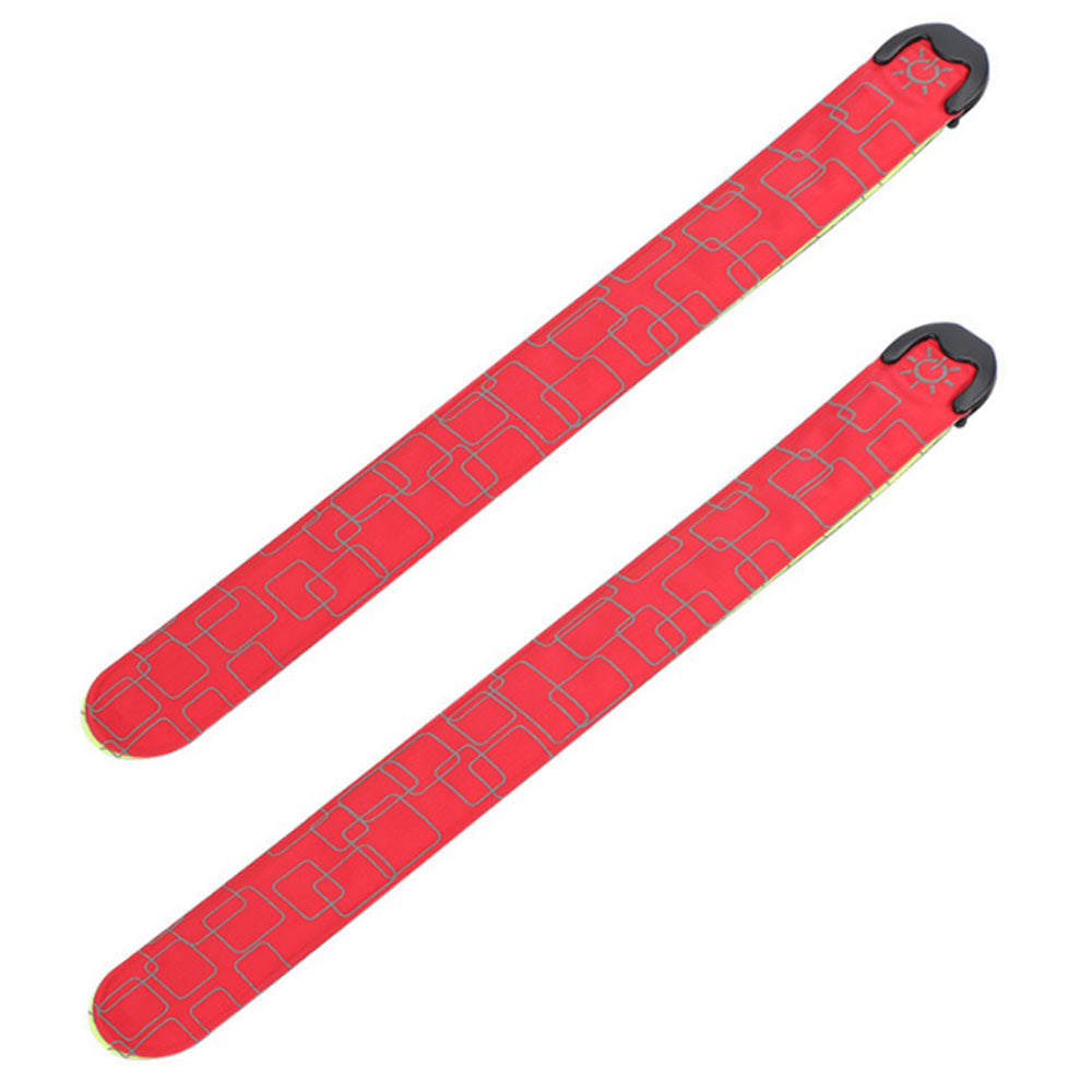 2Pcs LED Slap Wristband Night Running Security Glowing Bracelet Luminous Armband Strap