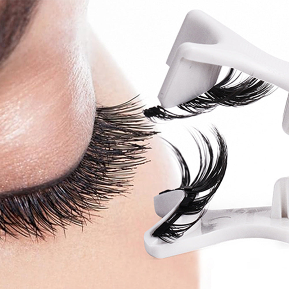 Eyelashes Kit With Clip Reusable Attractive Lashes No Glue Needed Lashes Kit