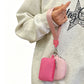 2-In-1 Dual-Pouch Wristlet Zipper Pouch Set Wallet Coin Purse Card Holder